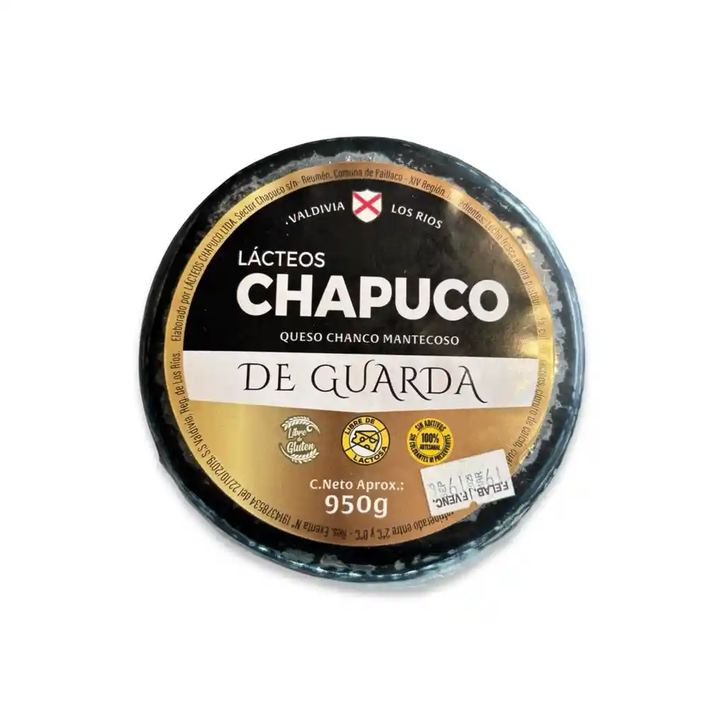 Queso Chanco Mantecoso De Guarda Chapuco