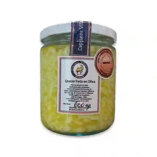 Queso De Cabra Feta En Oliva Caprinos Villaseca