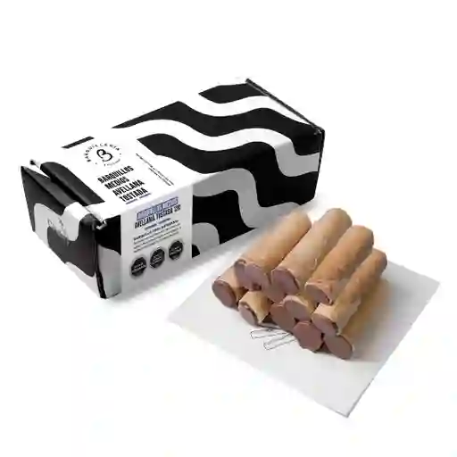 Barquillos Medios Avellana Tostada Caja De 12u