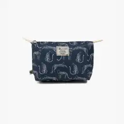 Estuche Canvas Estampado Azul