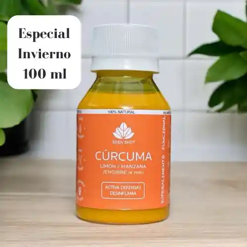 Eden Shot Curcuma Limón + Manzana Y Jengibre 100ml
