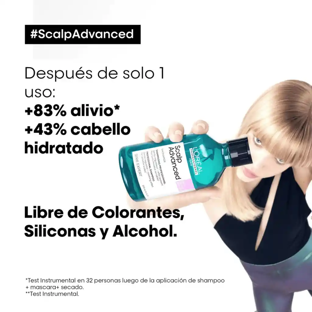 Shampoo Con Niacinamida Anti-irritacion Cuero Cabelludo Irritado 300 Ml L'oréal Professionnel