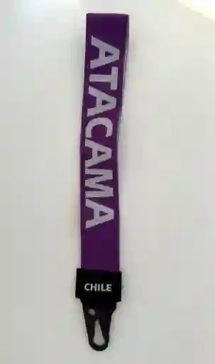 Souvenir Llavero Elastico Atacama Morado El03