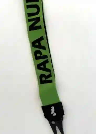 Souvenir Llavero Elastico Rapa Nui Verde El06
