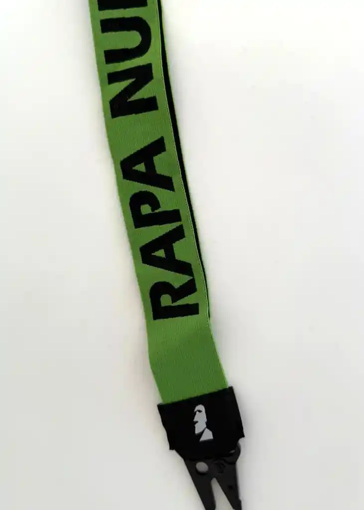 Souvenir Llavero Elastico Rapa Nui Verde El06