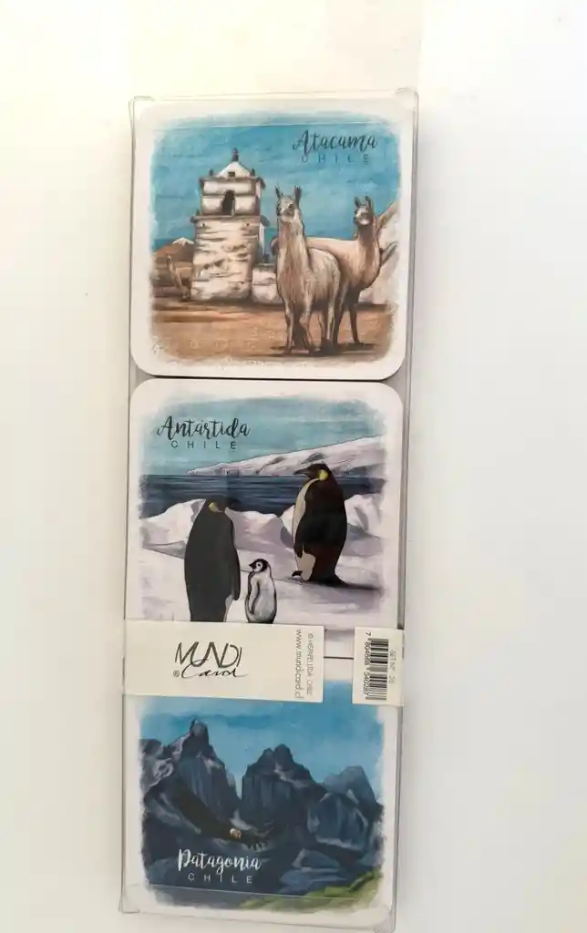 Souvenir Posavasos Diseño Mix Chile Pv26