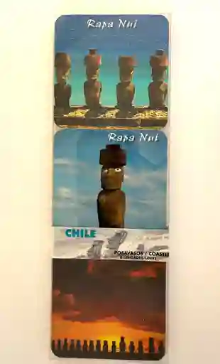 Souvenir Posavasos Rapa-nui Pv03