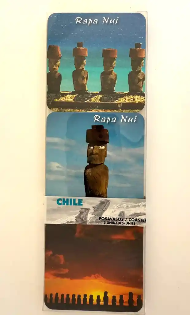 Souvenir Posavasos Rapa-nui Pv03