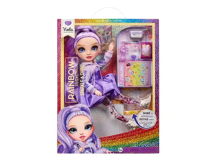 Muneca Rainbow High Sparkle & Shine Fashion - Viola (morado)