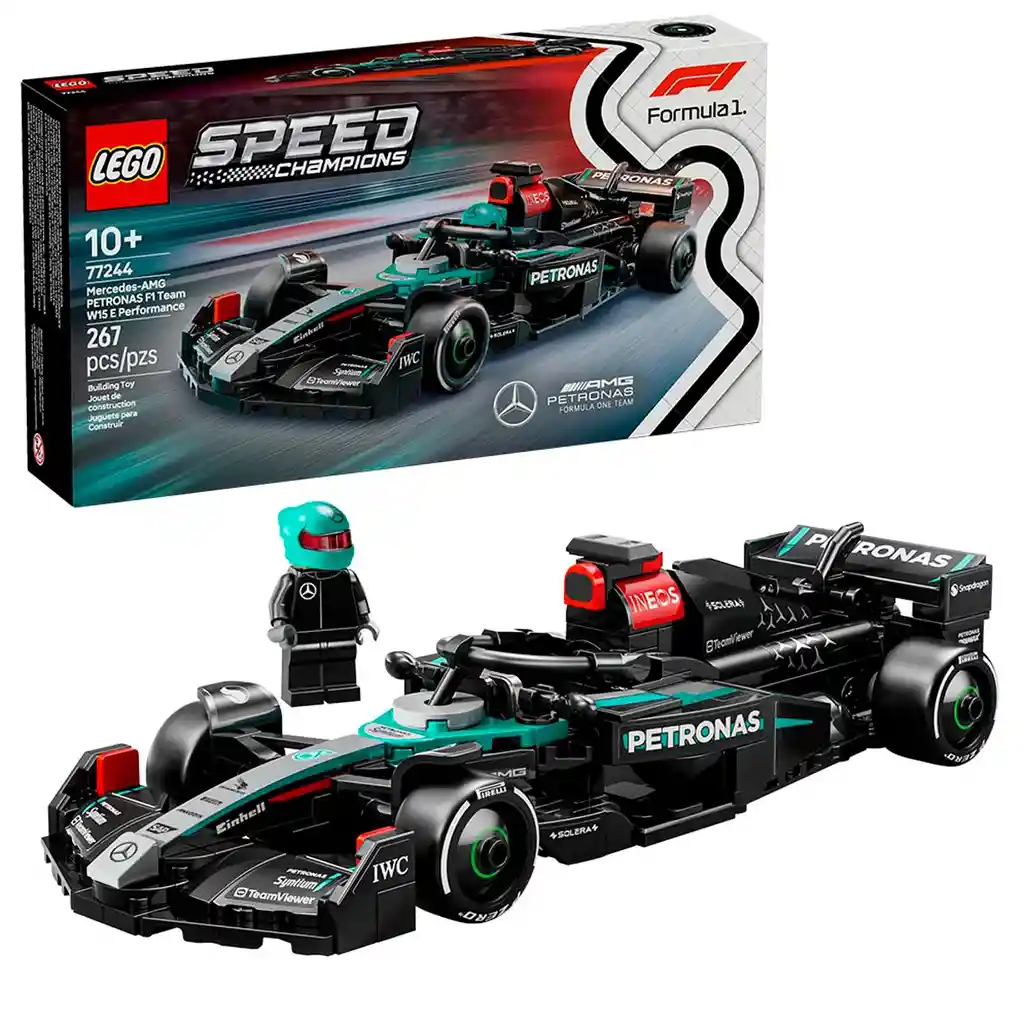 Juego Bloque Lego F1 Sc Mercedes-amg W15