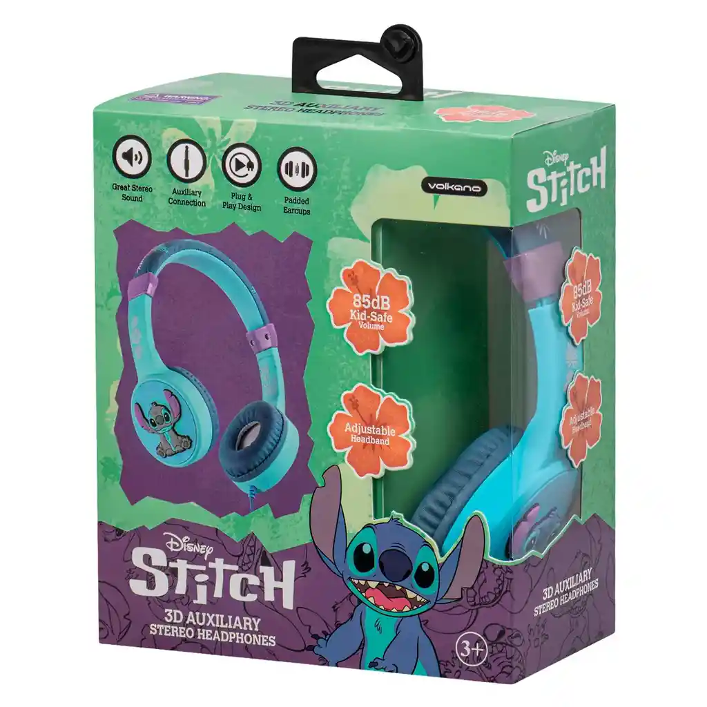 Audifonos Cable 3d Stitch