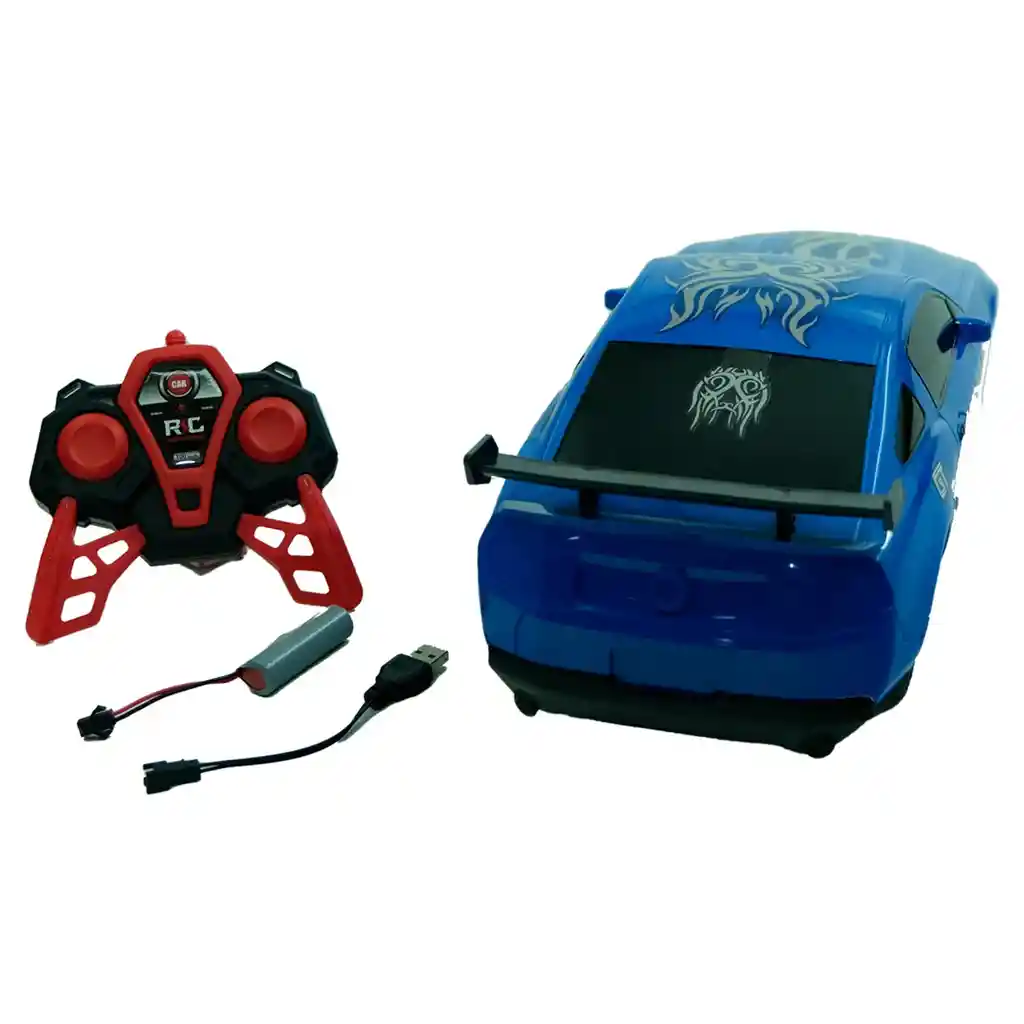 Vehiculo Rc Ebx 1 A 10 Azul C/bateria