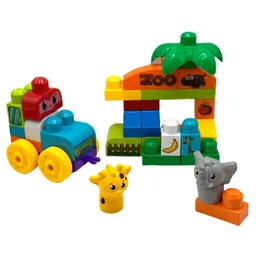 Bloques Selva 32 Pcs Con Figura Ar40
