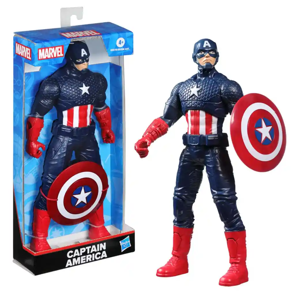 Figura De Accion Marvel Classic Marvel Mighty Hero Series Capitan America