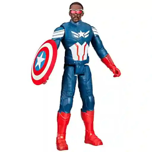Figura De Accion Capitan America Brave New World Titan Hero Series