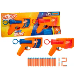 Lanzador Nerf N Series Duo Pack 12 Dardos