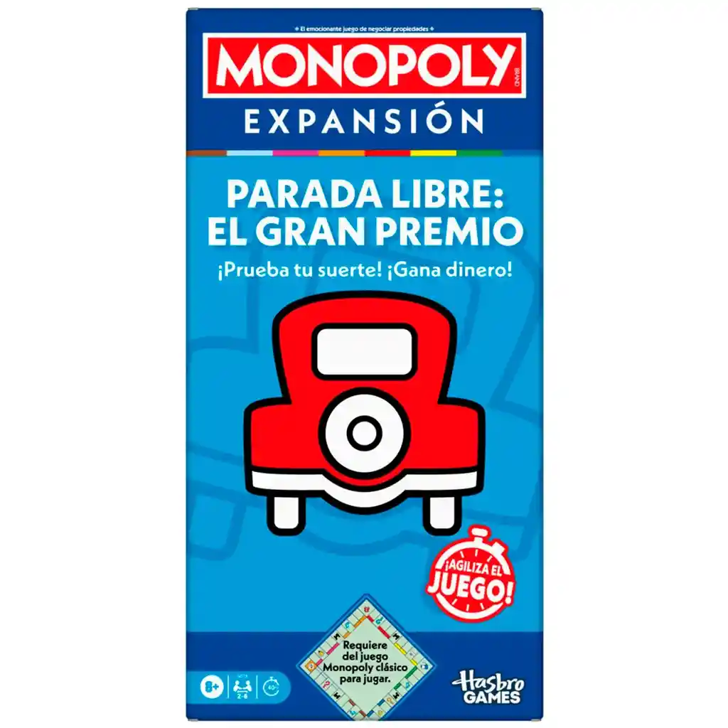 Juego De Mesa Monopoly Expansion Parada Libre: Gran Premio