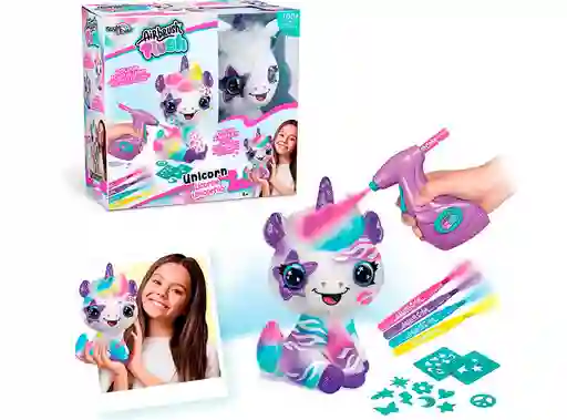 Unicornio Canal Toy Airbrush Plush