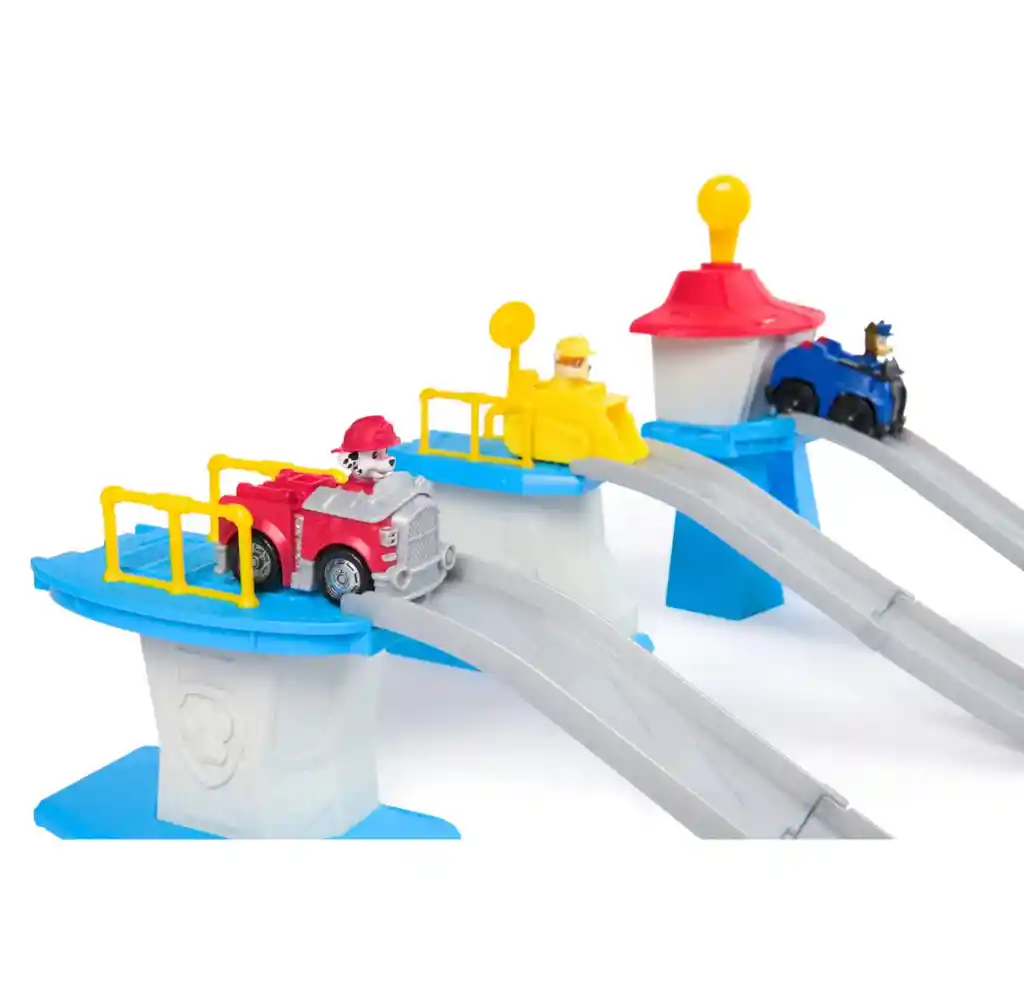 Auto De Juguete Paw Patrol Mini Torre Con 3 Autos