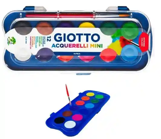 Acuarela Giotto 12 Colores 23m