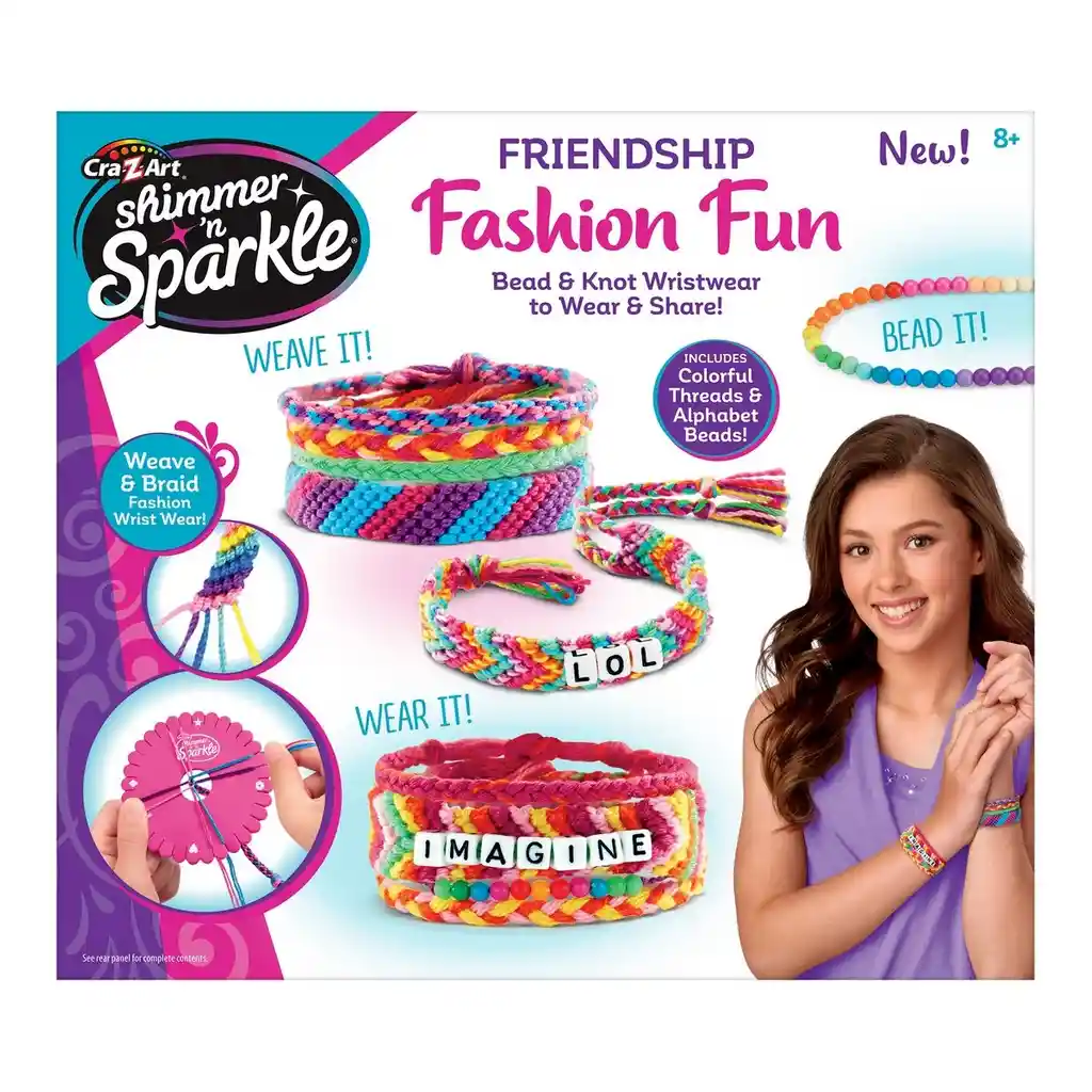 Crazyart Kit Para Hacer Pulseras Con Letras