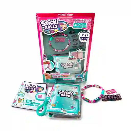Sticki Rolls Set 1 Brazalete + Libro De Colección