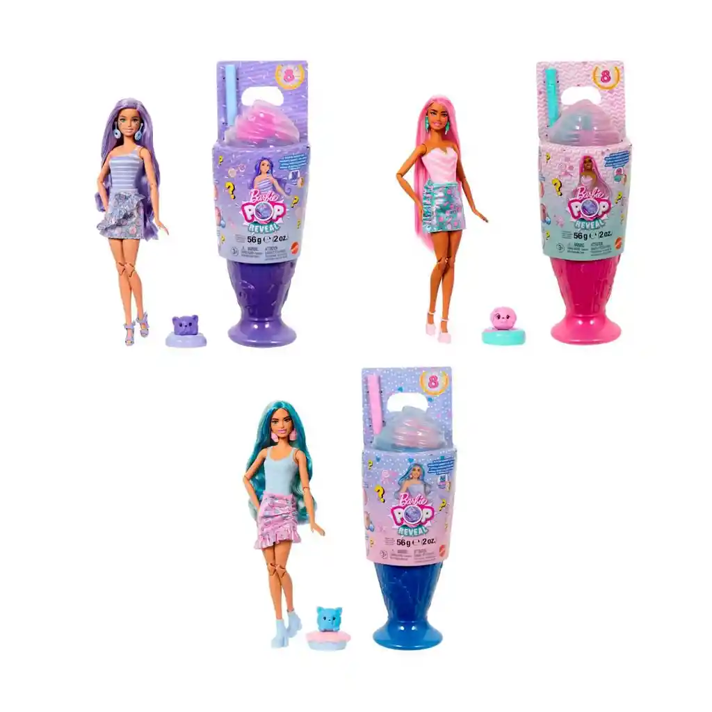 Barbie Pop Reveal Muñeca Dulces Sorpresas