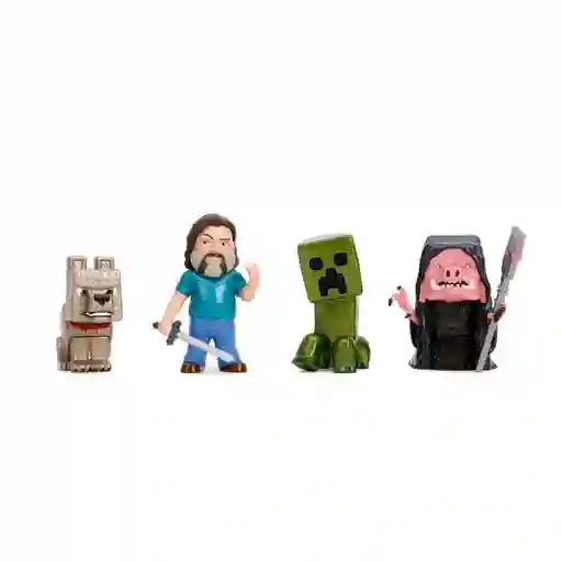 Set 4 Pzas Minecraft 9 Cm