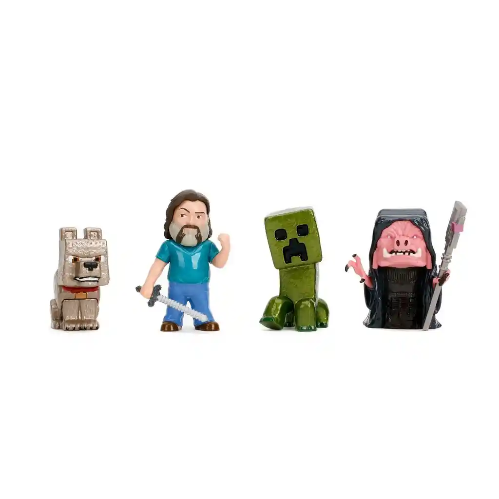 Set 4 Pzas Minecraft 9 Cm