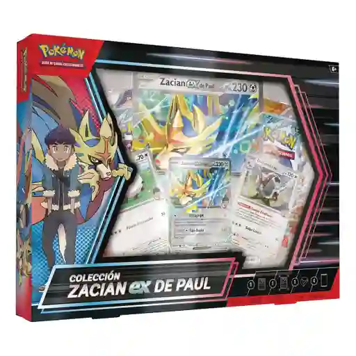 Pokemon Hop's Zacian Ex Box Español
