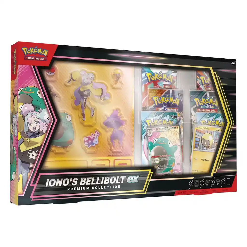 Pokemon Iono's Bellibolt Ex Premium Collection Español