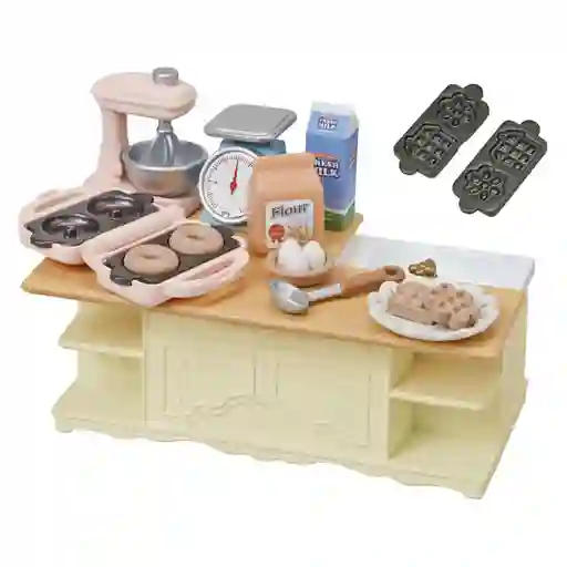 Set Isla De Cocina Sylvanian Families
