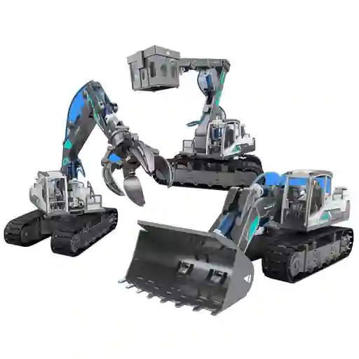 Maquinaria 3 En 1 168 Piezas