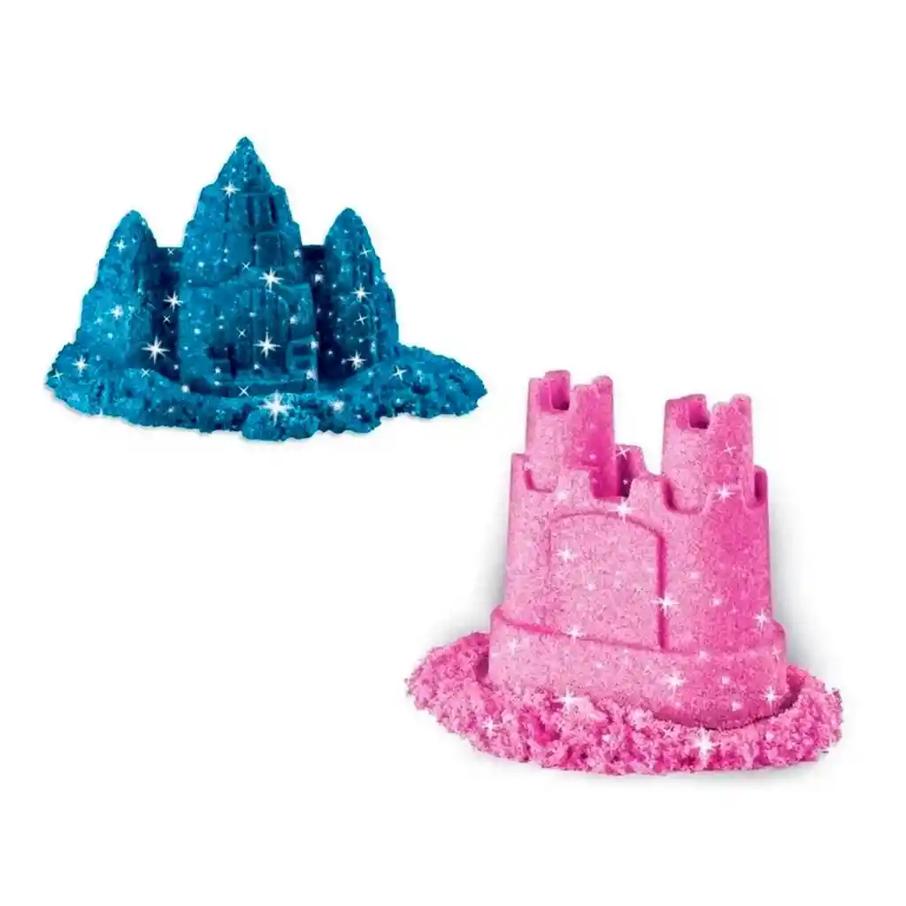 Pack 3 Mini Castillos Con 120 Gramos De Arena Kinetic Sand