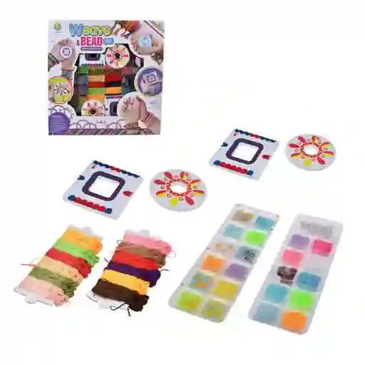 Set De Lujo Para Hacer Pulseras Con Hilos Y Mostacillas