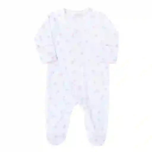 Enterito Mara Flores Azul Y Rosa 3a6