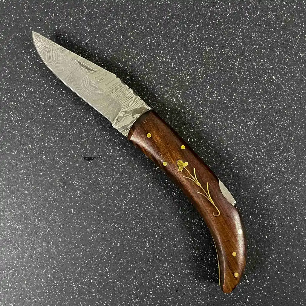 Navaja Damasco Petrohué 20cm