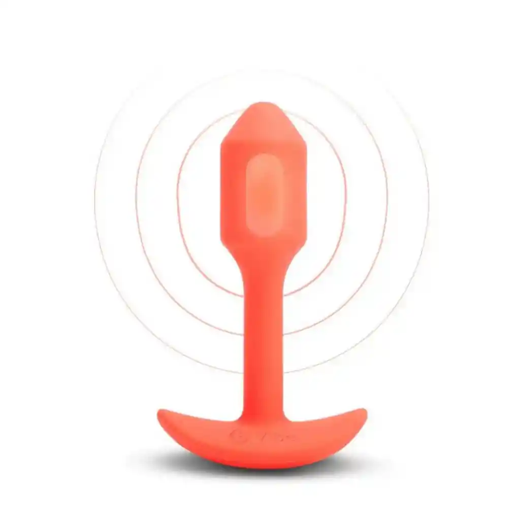 B-vibe Vibrador Snug Plug Small Orange