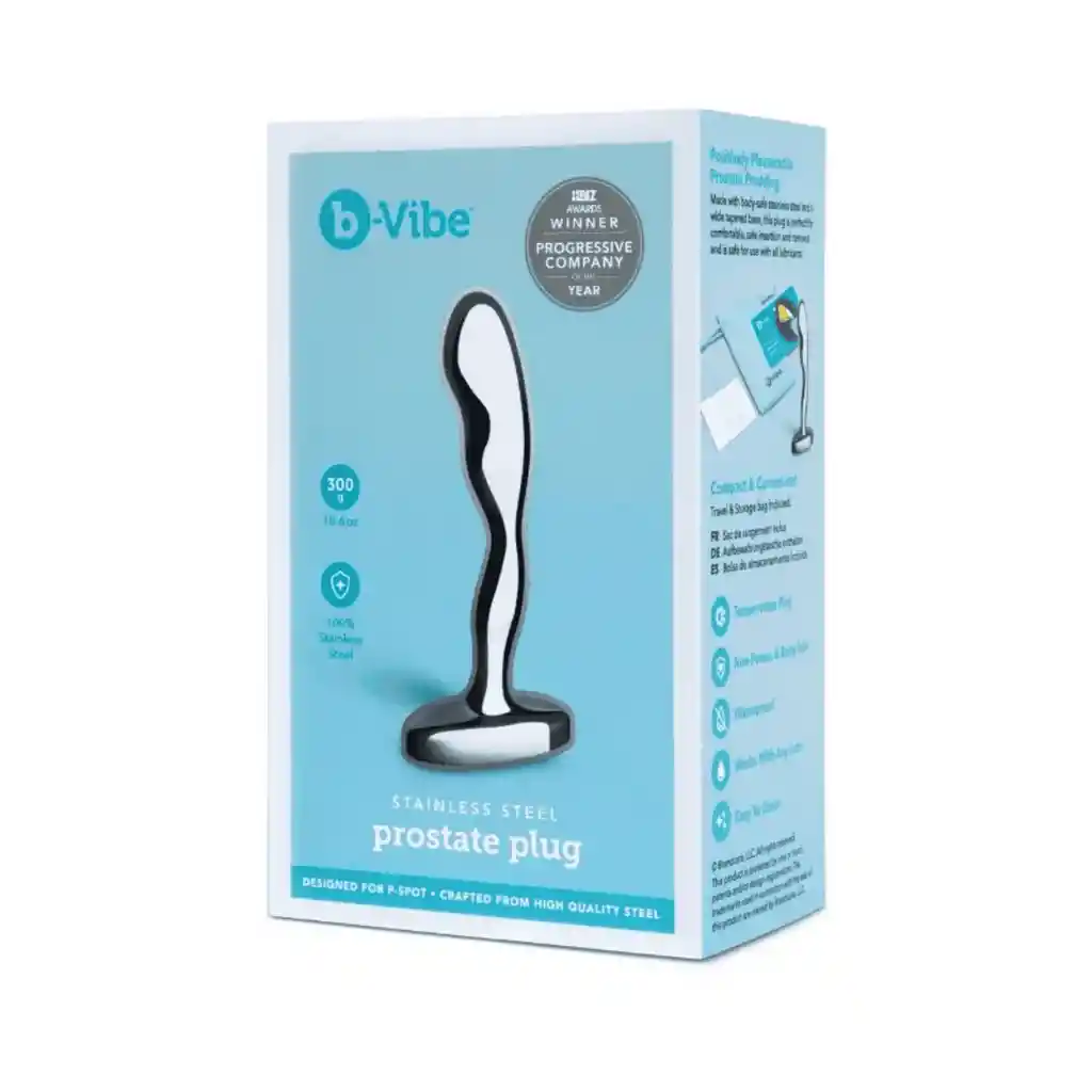 Plug Para Próstata De Acero Inoxidable B-vibe