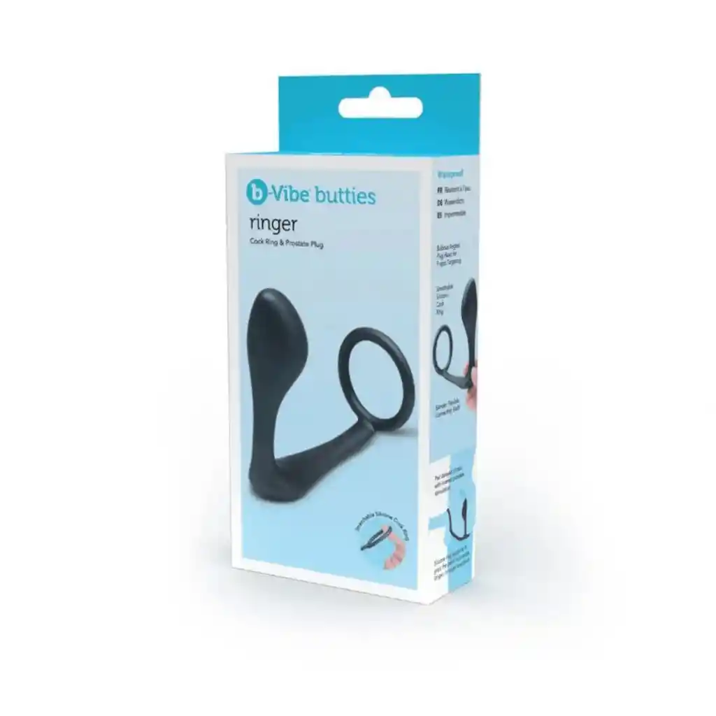 Anillo Para El Pene Y Plug Prostático Butties B-vibe