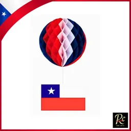 Guirnalda Nido De Abeja Chilena - Adornos 18 De Septiembre, Decoración Fiestas Patrias | Regalos Chic