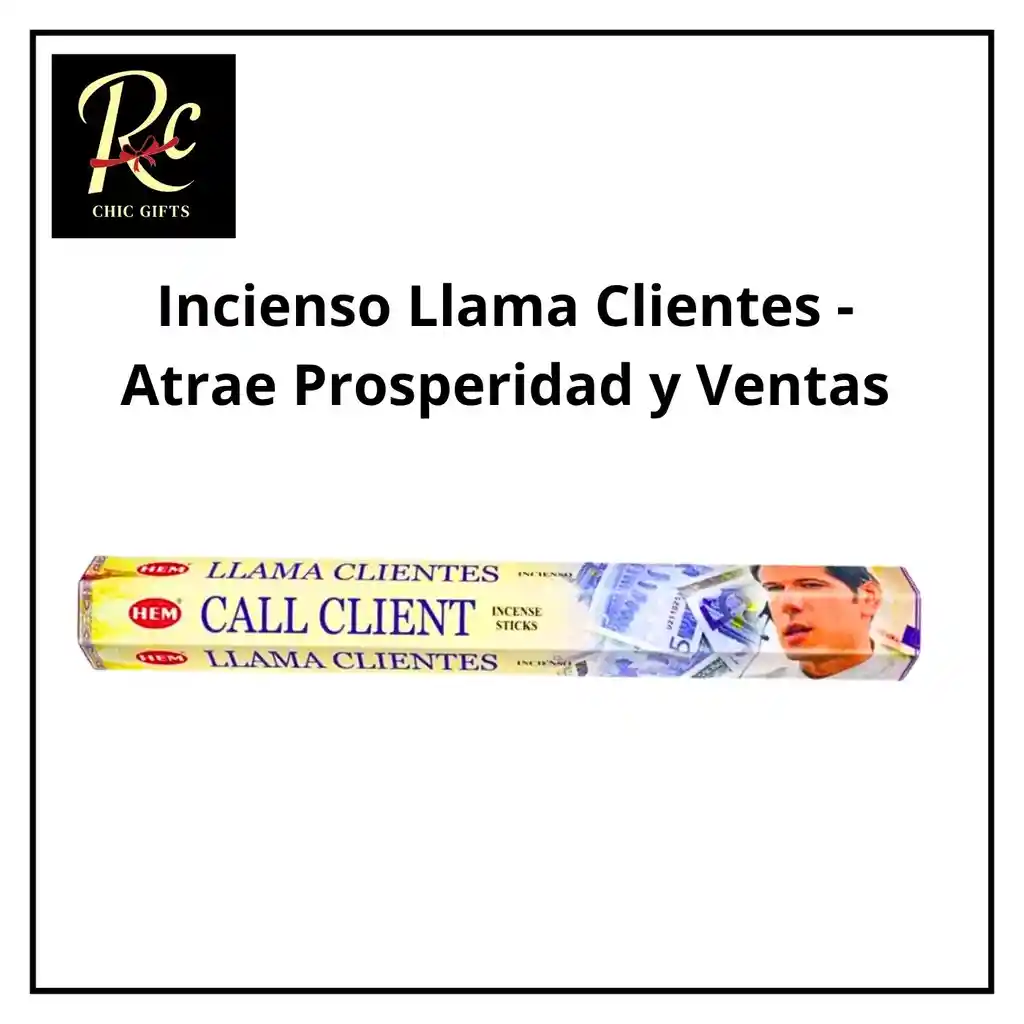 Incienso Llama Clientes - Atrae Prosperidad Y Ventas | Regalos Chic
