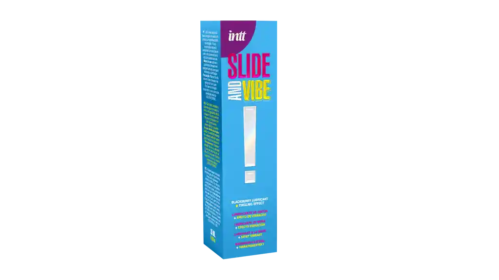 Lubricante Con Efecto Vibrante Y Sabor Mora Intt