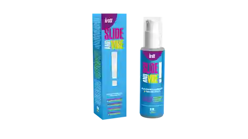Lubricante Con Efecto Vibrante Y Sabor Mora Intt