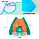 Babero Impermeable Bebe Pechera Niño Ajustable Con Mangas