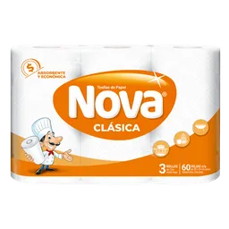 Nova 3 Rollos Clasico 12m