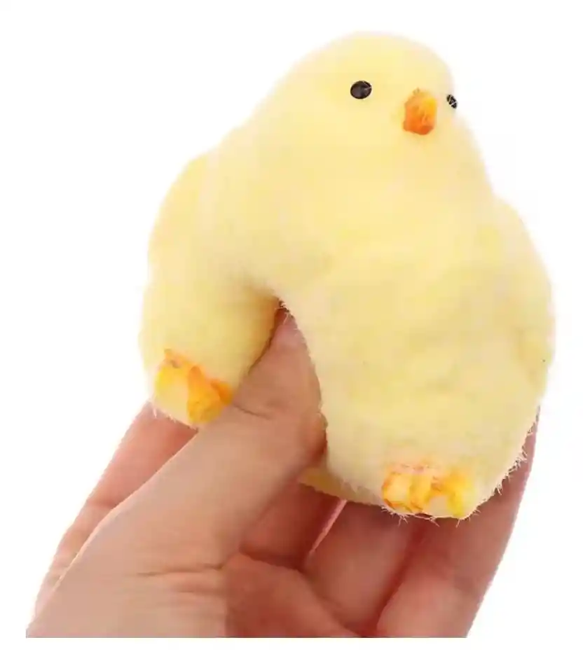 Squishy Pollito Esponjoso Y Peludito. Ultrasuave.