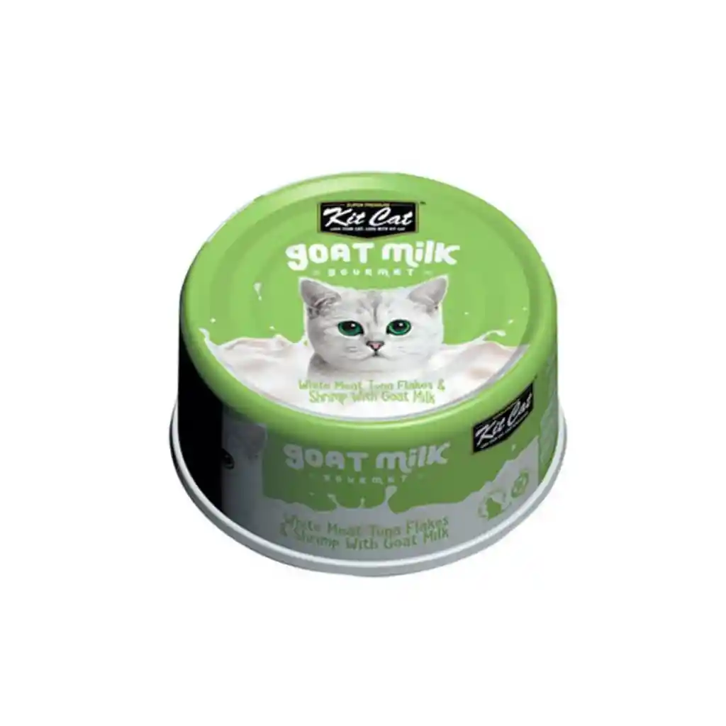 Kit Cat, Goat Milk, Atún Y Camarón (70 Gr)