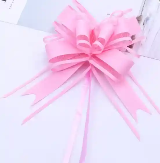 Lazo Mediano Rosado Pastel (1 Und)