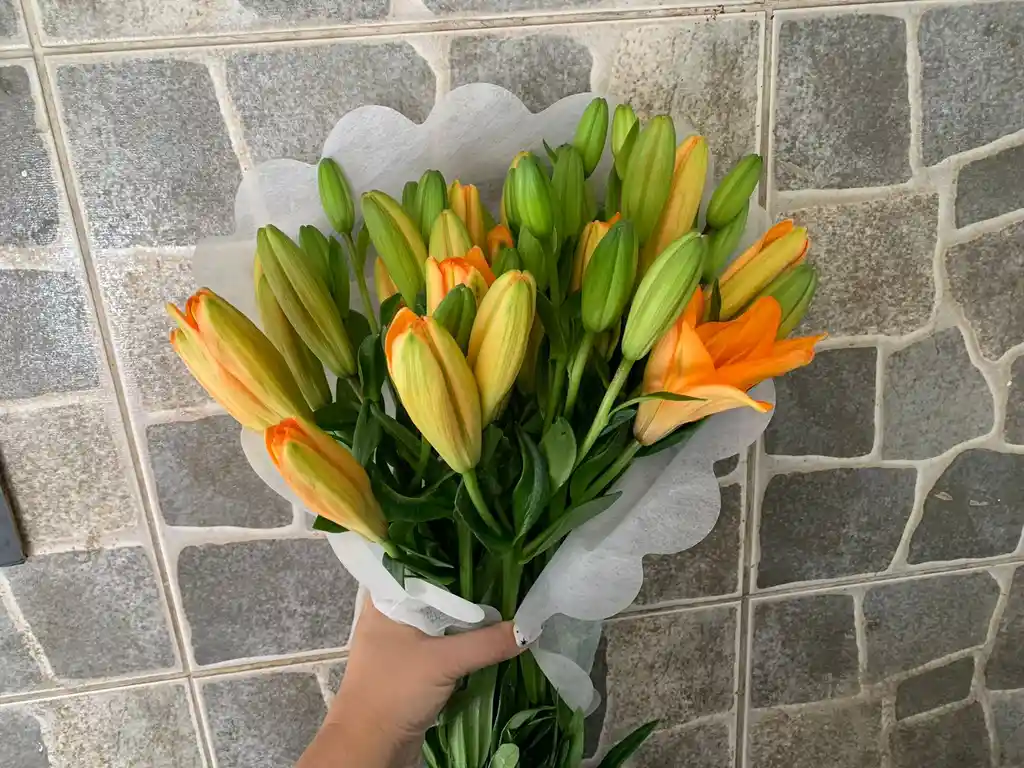 Ramo Lilium Naranjos X10